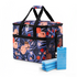 Cooler bag 40L valencia - lunch bag - foldable - 4-layer insulated - incl. 6 free cooling elements and carrying strap