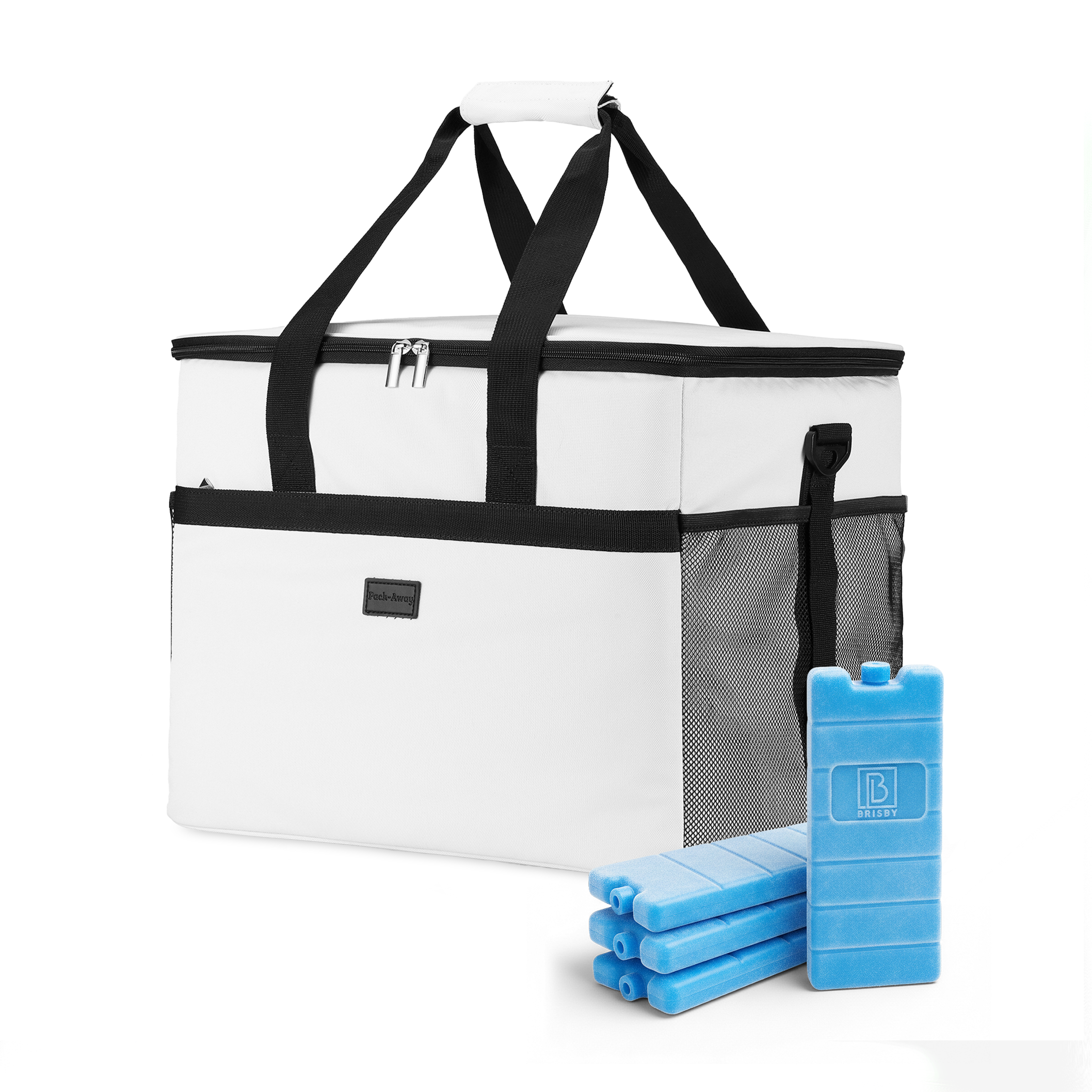 Packaway Koeltas 40L wit - incl. 6 koelelementen, draagband