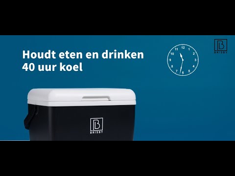 Koelbox 8L wit - 40 uur isolatie - 2 koelelementen - temperatuur veilige sluiting