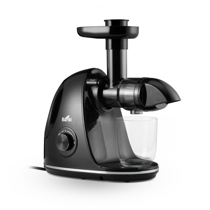 Bardi Slowjuicer zwart - 700 ml pulpreservoir - incl. schenkkan