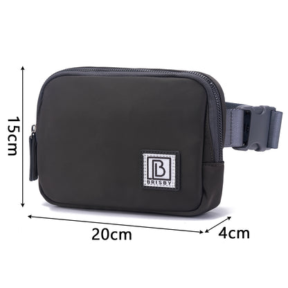 Brisby Heuptas - Waistbag - Buideltasje - Festivaltas -1L - Grijs