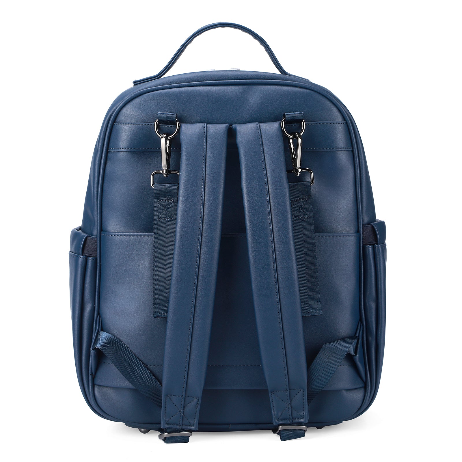 Venezia slijtvaste rugtas blauw - PU leer - 14 inch laptopvak - waterafstotend